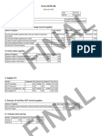 GSTR-3B Form Summary