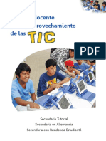 Guía Docente Para El Aprovechamiento de Las TIC Secundaria Tutorial, Secundaria en Alternancia y Secundaria Con Residencia Estudiantil