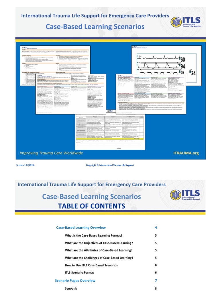 ITLS Case Based Learning Scenarios Version 1.0 2019 | PDF | Learning ...