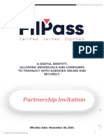 FilPass Partnership Proposal For Organizations