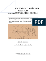 Alaminos, A. 2021. Introducción Al Análisis Crítico en Investigación Social