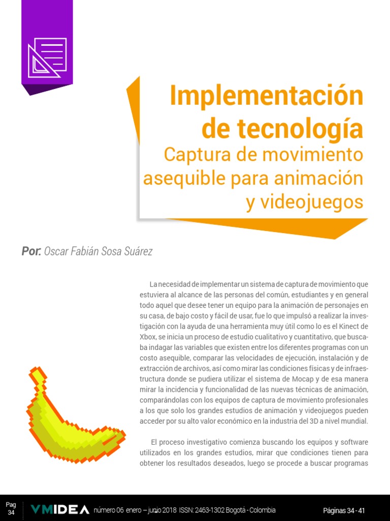 Mocap | PDF | Animación por computadora | Colombia