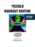 Piccolo Workout PDF