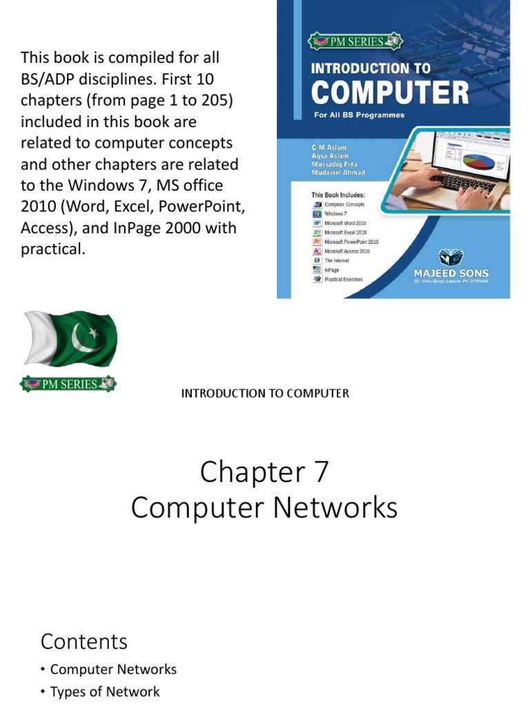 Introduction To Computer CH 7 | PDF | Transmission Medium | Network ...