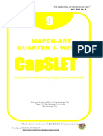 Mapeh-Art Quarter 1-Week 4: Capslet