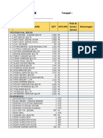 Rekap Stock Scuto: Fisik Di Lemari (Utuh) Keterangan NO Nama Barang Qty Satuan