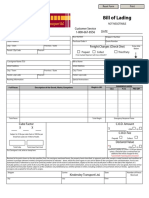 Bill of Lading: Date Customer Service 1-800-667-8556