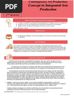 Concept in Integrated Arts Production: Lesson