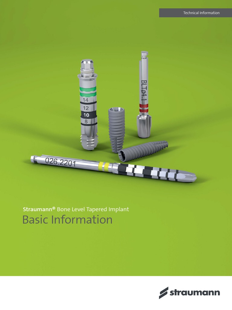 その他 Straumann Bone Level Tapered Implant 4.1 Bone Level Tapered (BLT) Implant