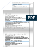 Prelininary Observations/ Punch Points List For Mechanical Works