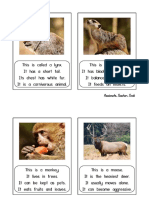 Wild Animals Reading Cards-2