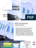 Performance Measurement: Jofit P. Dayoc