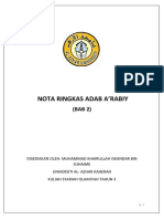 Adab Arabiy (Bab 2) PDF