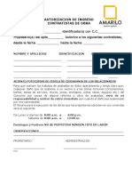 Autorización de ingreso de contratistas para obras de acabados