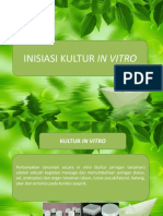 Inisisasi Kultur in Vitro