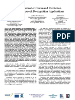 Tower Controller Command Prediction For Future Speech Recognition Applications