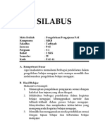 SILABUS Perencanaan Dan Pengelolaan Pengajaran+