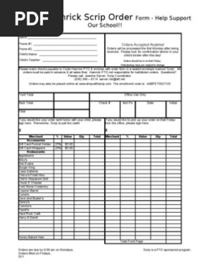 Order Form