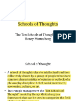 Schools of Thoughts