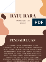 Fatimah Dea Stri 2012021 PPT Batu Bara