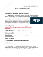 Analyse Financiere