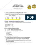 Colegio de Dagupan Arellano Street, Dagupan City School of Business and Accountancy Midterm Examination Income Taxation