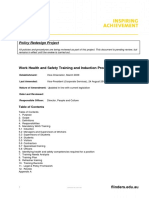 Policy Redesign and WHS Training Procedures