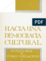 Hacia Una Democracia Cultural 1980