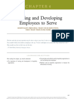 Section 2 Chapter 6 Training and Developing Employees To Serve