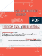 PENDIDIKAN TINGGI