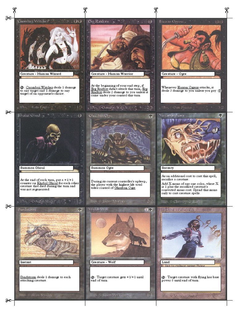 Magic Card Abilities and Effects Guide | PDF | Fantasy | Tabletop Games