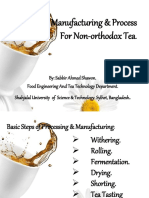 Tea Manufacturing & Process For Non-Orthodox Tea