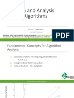 Design and Analysis of Algorithms: Drdivyasindhulekha Assistant Professor