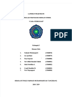 PDF Laporan Resmi Fts Steril 1 Cara Sterilisasi - Compress