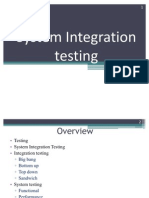 System Integration Testing in Software Quality