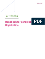 Handbook for Candidate Registration Steps
