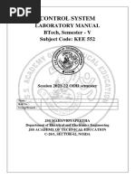 Kee-552 Control System Lab