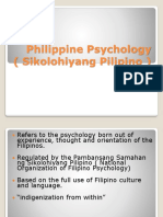 Philippine Psychology (Sikolohiyang Pilipino)