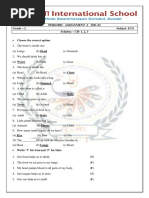 CBSE Class 2 EVS Practice Worksheets (30) - Myself, Body Parts | PDF