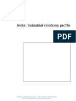 India: Industrial Relations Profile