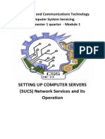 Setting Up Computer Servers (SUCS) Network Services and Its Operation