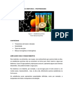 Propriedades de substâncias puras e misturas