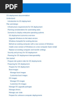 Windows OS Deployment Docs