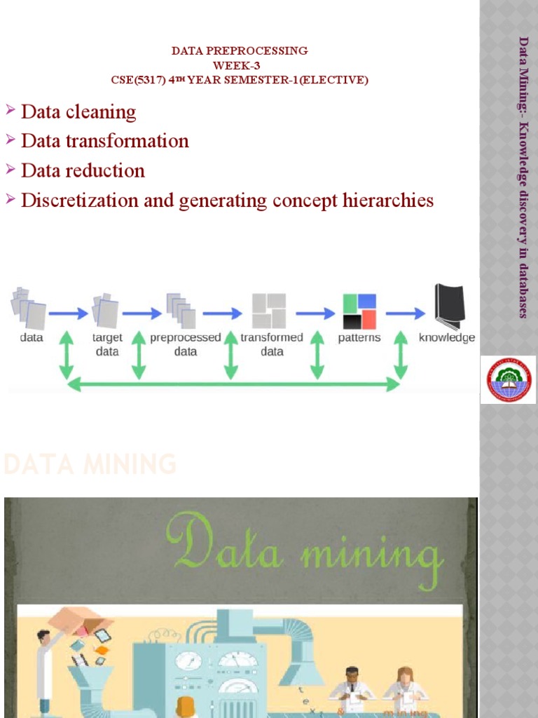 Data Cleaning Data Transformation Data Reduction Discretization and ...