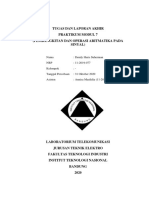 Laporan Praktikum Telekomunikasi Modul 7-Dikonversi