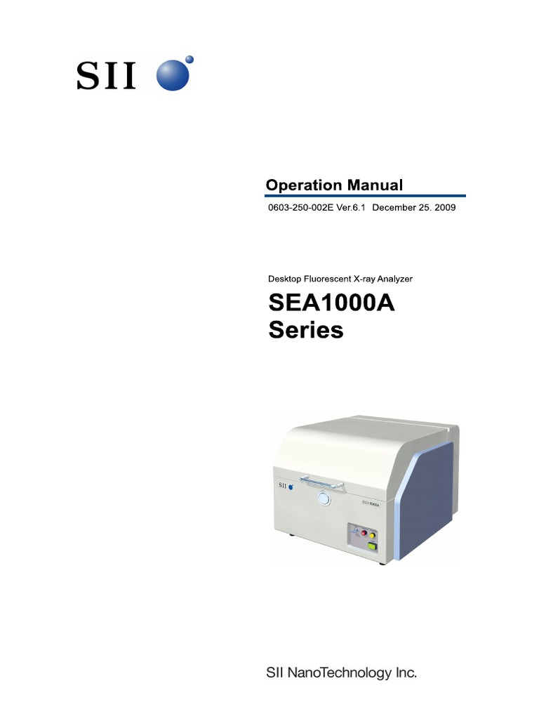 Manual SEA1000A Series Eng Ver6 | PDF