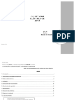 Manual del usuario DELTA calentador eléctrico de agua