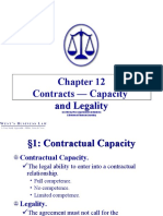 Contracts - Capacity and Legality