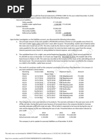 Comprehensive Liabilities