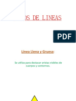 Tipos de líneas enviar